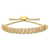 Thumbnail Image 1 of Previously Owned Diamond Link Bolo Bracelet 1 ct tw Round 10K Yellow Gold