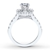 Thumbnail Image 2 of Previously Owned Diamond Ring Setting 1 ct tw Round-cut 14K White Gold
