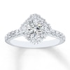 Thumbnail Image 3 of Previously Owned Diamond Ring Setting 1 ct tw Round-cut 14K White Gold