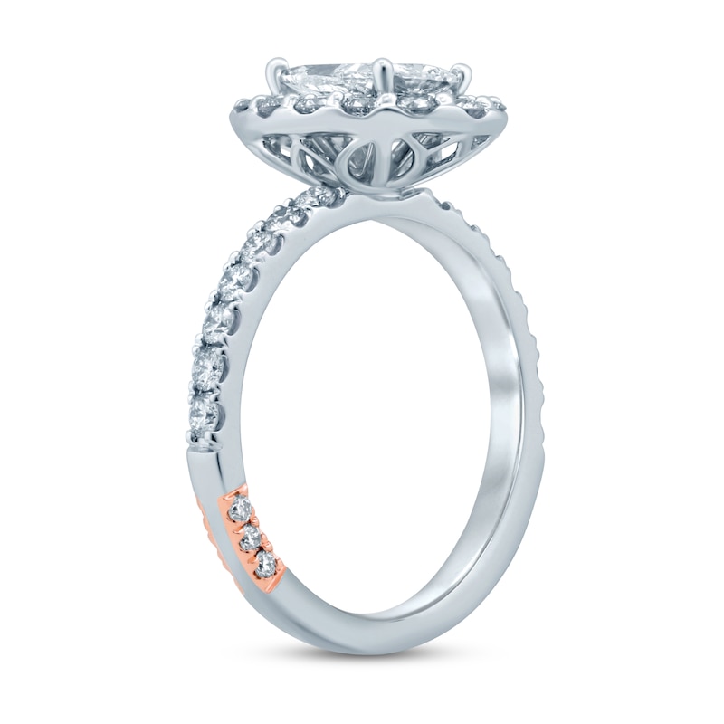 Main Image 2 of Previously Owned Pnina Tornai For You My Love Diamond Engagement Ring 1-3/4 ct tw Pie/Round 14K White Gold