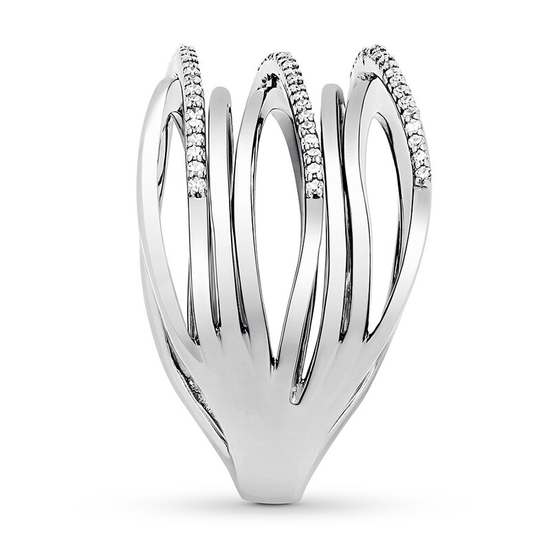 Main Image 3 of Previously Owned Diamond Ring 1/5 carat tw Round 10K White Gold