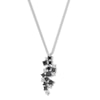 Thumbnail Image 1 of Previously Owned Black & White Diamond Necklace 1/2 carat tw 14K White Gold