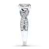 Thumbnail Image 3 of Previously Owned Diamond Engagement Ring 1 ct tw Princess-cut 14K White Gold