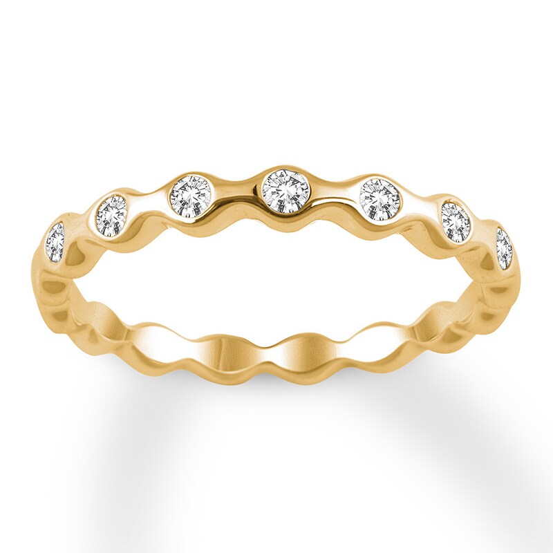 Main Image 1 of Previously Owned Diamond Anniversary Band 1/6 ct tw Round-cut 10K Yellow Gold