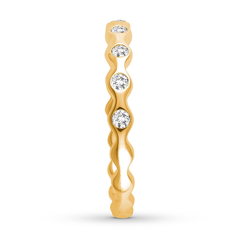 Main Image 2 of Previously Owned Diamond Anniversary Band 1/6 ct tw Round-cut 10K Yellow Gold