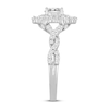 Thumbnail Image 3 of Previously Owned Diamond Engagement Ring 1 ct tw Oval/Round 14K White Gold