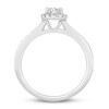 Thumbnail Image 2 of Previously Owned Diamond Engagement Ring 5/8 ct tw Pear-shaped/Round 14K White Gold