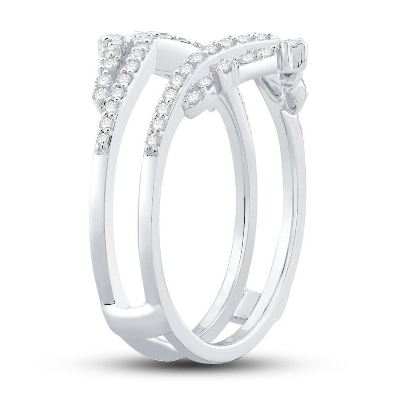 Main Image 2 of Previously Owned Diamond Enhancer Ring 3/8 ct tw Round 14K White Gold