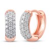 Thumbnail Image 1 of Previously Owned Diamond Earrings 1/4 ct tw Round 10K Rose Gold