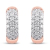 Thumbnail Image 2 of Previously Owned Diamond Earrings 1/4 ct tw Round 10K Rose Gold