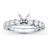 Thumbnail Image 1 of Previously Owned Colorless Diamond Ring Setting 1 carat tw 14K White Gold