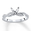 Thumbnail Image 1 of Previously Owned Diamond Ring Setting 1/6 ct tw Round-cut 14K White Gold
