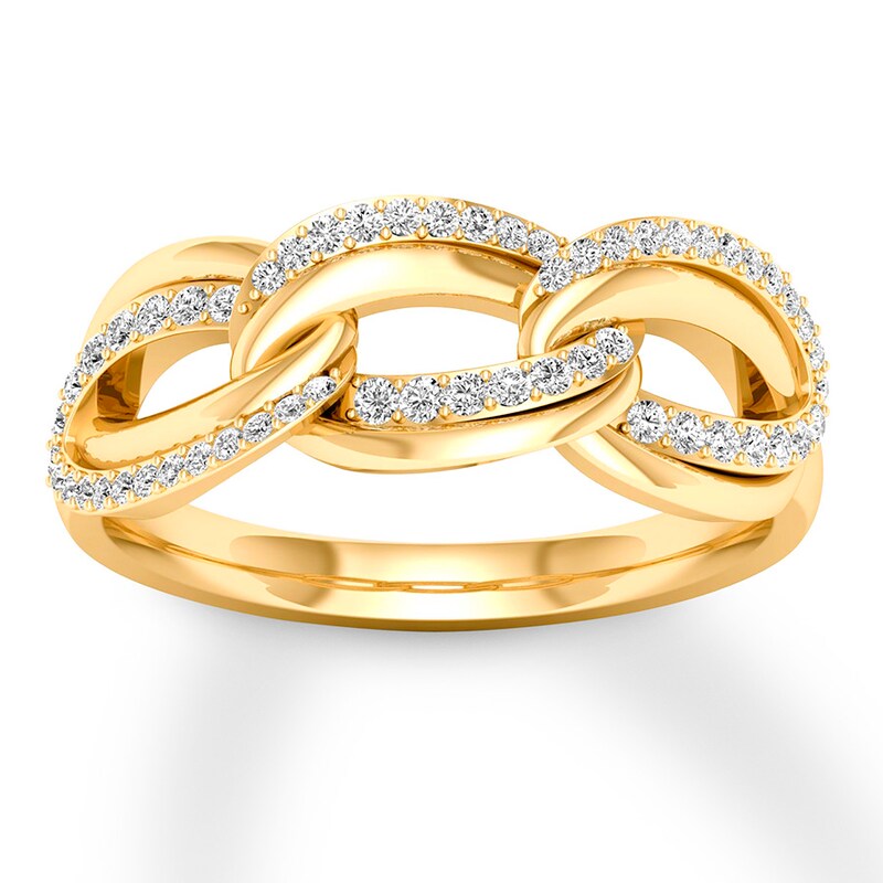 Main Image 1 of Previously Owned Diamond Anniversary Band 1/5 ct tw Round-cut 10K Yellow Gold