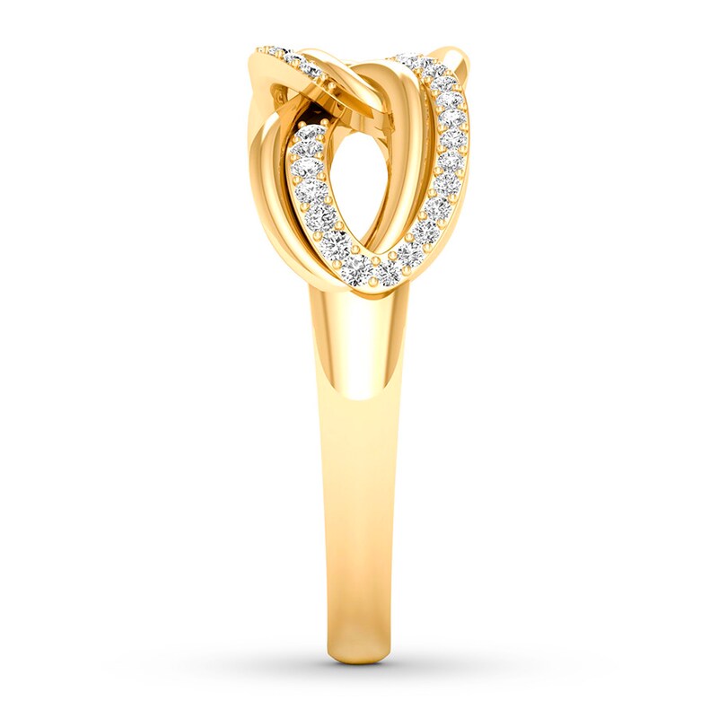 Main Image 3 of Previously Owned Diamond Anniversary Band 1/5 ct tw Round-cut 10K Yellow Gold