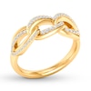 Thumbnail Image 4 of Previously Owned Diamond Anniversary Band 1/5 ct tw Round-cut 10K Yellow Gold
