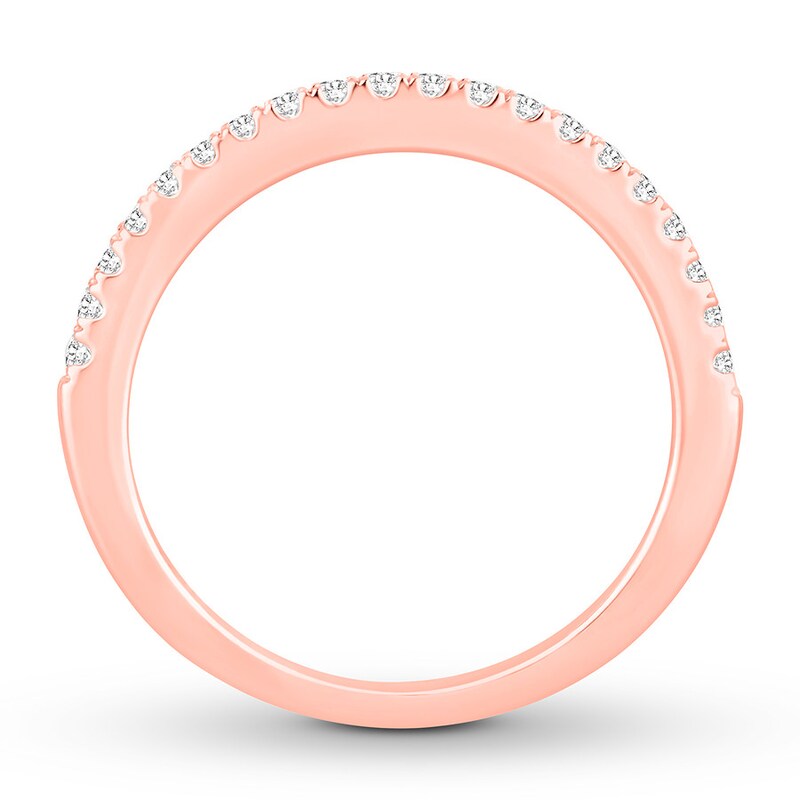 Main Image 2 of Previously Owned Diamond Anniversary Ring 1/4 carat tw Round 14K Rose Gold