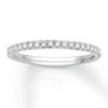 Thumbnail Image 1 of Previously Owned Colorless Diamond Anniversary Band 1/4 ct tw 14K White Gold