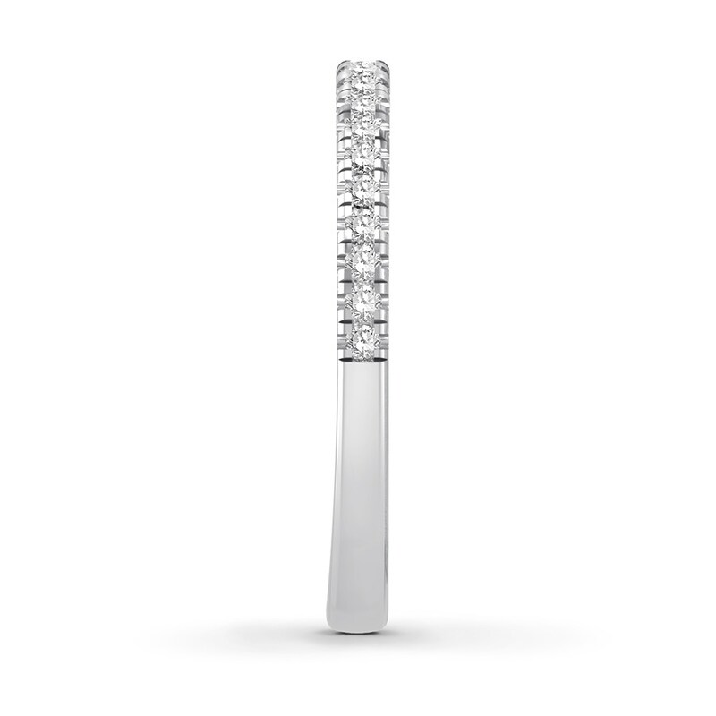 Main Image 3 of Previously Owned Colorless Diamond Anniversary Band 1/4 ct tw 14K White Gold