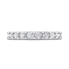 Thumbnail Image 3 of Previously Owned Royal Asscher Maria Diamond Wedding Band 1 ct tw Round 14K White Gold