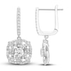 Thumbnail Image 2 of Previously Owned Diamond Drop Earrings 5/8 ct tw Round 10K White Gold