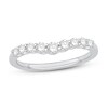 Thumbnail Image 1 of Previously Owned Diamond Contour Ring 1/2 ct tw Round 14K White Gold