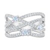 Thumbnail Image 3 of Previously Owned THE LEO First Light Diamond Ring 1 ct tw 14K White Gold