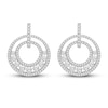 Thumbnail Image 2 of Previously Owned Hearts Desire Diamond Earrings 2 ct tw Round 18K White Gold