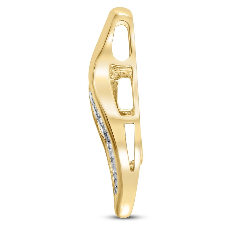 Main Image 2 of Previously Owned Diamond Necklace 1/6 ct tw 10K Yellow Gold