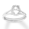 Thumbnail Image 1 of Previously Owned Diamond Ring Setting 1/10 carat tw Round 14K White Gold