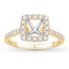 Thumbnail Image 1 of Previously Owned Diamond Engagement Ring Setting 1/2 ct tw Round 14K Yellow Gold