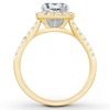 Thumbnail Image 2 of Previously Owned Diamond Engagement Ring Setting 1/2 ct tw Round 14K Yellow Gold