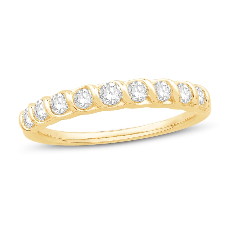 Main Image 1 of Previously Owned Diamond Anniversary Ring 1/2 ct tw Round 14K Yellow Gold