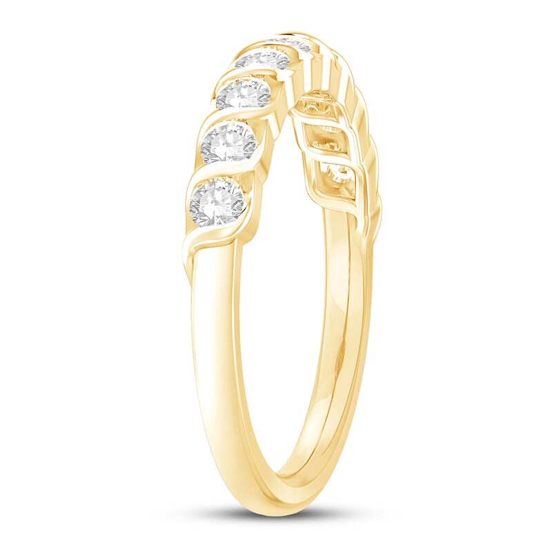 Main Image 2 of Previously Owned Diamond Anniversary Ring 1/2 ct tw Round 14K Yellow Gold