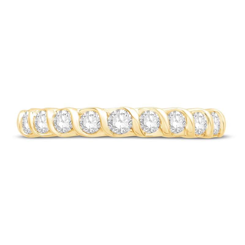 Main Image 3 of Previously Owned Diamond Anniversary Ring 1/2 ct tw Round 14K Yellow Gold