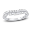 Thumbnail Image 1 of Previously Owned Diamond Contour Band 1/3 ct tw Round 14K White Gold