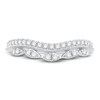 Thumbnail Image 3 of Previously Owned Diamond Contour Band 1/3 ct tw Round 14K White Gold