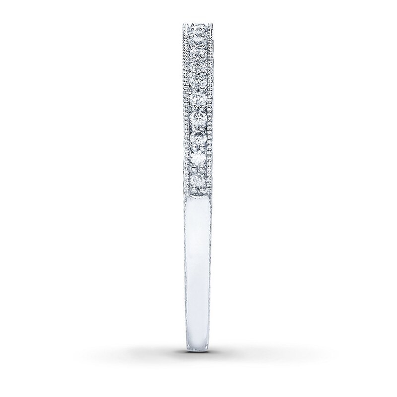 Main Image 3 of Previously Owned Scott Kay Band 1/10 ct tw Diamonds 14K White Gold
