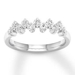 Previously Owned Diamond Anniversary Band 1/2 ct tw Round-cut 14K White Gold