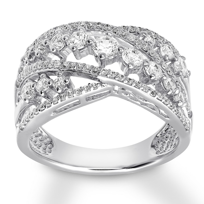 Main Image 4 of Previously Owned Diamond Ring 1 carat tw Round 14K White Gold