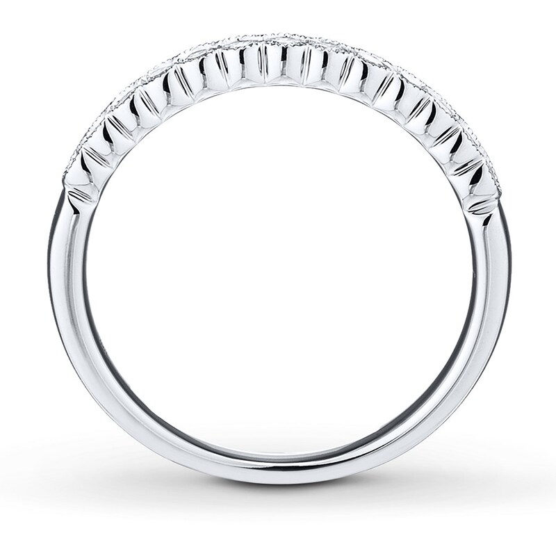 Main Image 2 of Previously Owned Diamond Anniversary Band 1/4 ct tw Round-cut Platinum