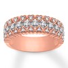 Thumbnail Image 1 of Previously Owned Diamond Heart Band 1/3 ct tw Round-cut 14K Two-Tone Gold