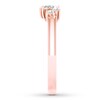 Thumbnail Image 2 of Previously Owned Marquise, Round & Baguette Diamond Ring 1/3 carat tw 10K Rose Gold