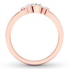 Thumbnail Image 3 of Previously Owned Marquise, Round & Baguette Diamond Ring 1/3 carat tw 10K Rose Gold