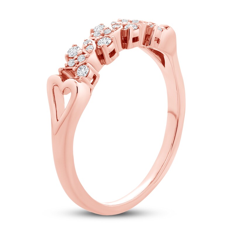 Main Image 2 of Previously Owned Diamond Ring 1/6 ct tw Round 10K Rose Gold