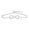 Thumbnail Image 1 of Previously Owned Diamond Infinity Bolo Bracelet 3/8 ct tw 10K White Gold