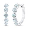 Thumbnail Image 1 of Previously Owned THE LEO First Light Diamond Earrings 2 ct tw Round 14K White Gold
