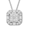 Thumbnail Image 1 of Previously Owned Diamond Necklace 1 carat tw 14K White Gold
