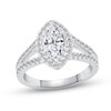 Thumbnail Image 1 of Previously Owned Diamond Engagement Ring 1-5/8 ct tw Marquise/Round 14K White Gold
