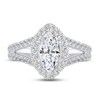 Thumbnail Image 3 of Previously Owned Diamond Engagement Ring 1-5/8 ct tw Marquise/Round 14K White Gold