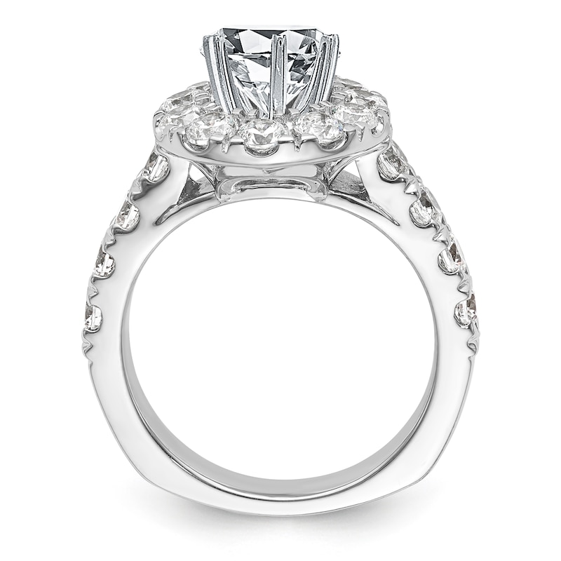 Main Image 2 of Previously Owned Hearts Desire Diamond Bridal Set Setting 1-7/8 ct tw Round 18K White Gold